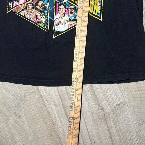 WWE WrestleMania VI Ultimate Warrior Macho Man Mens T-Shirt Size Medium - Picture 6 of 6